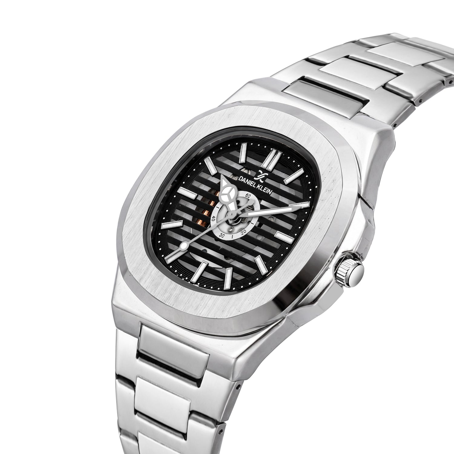 Daniel Klein Luxury  Skeleton Dial Analog Watch for Men