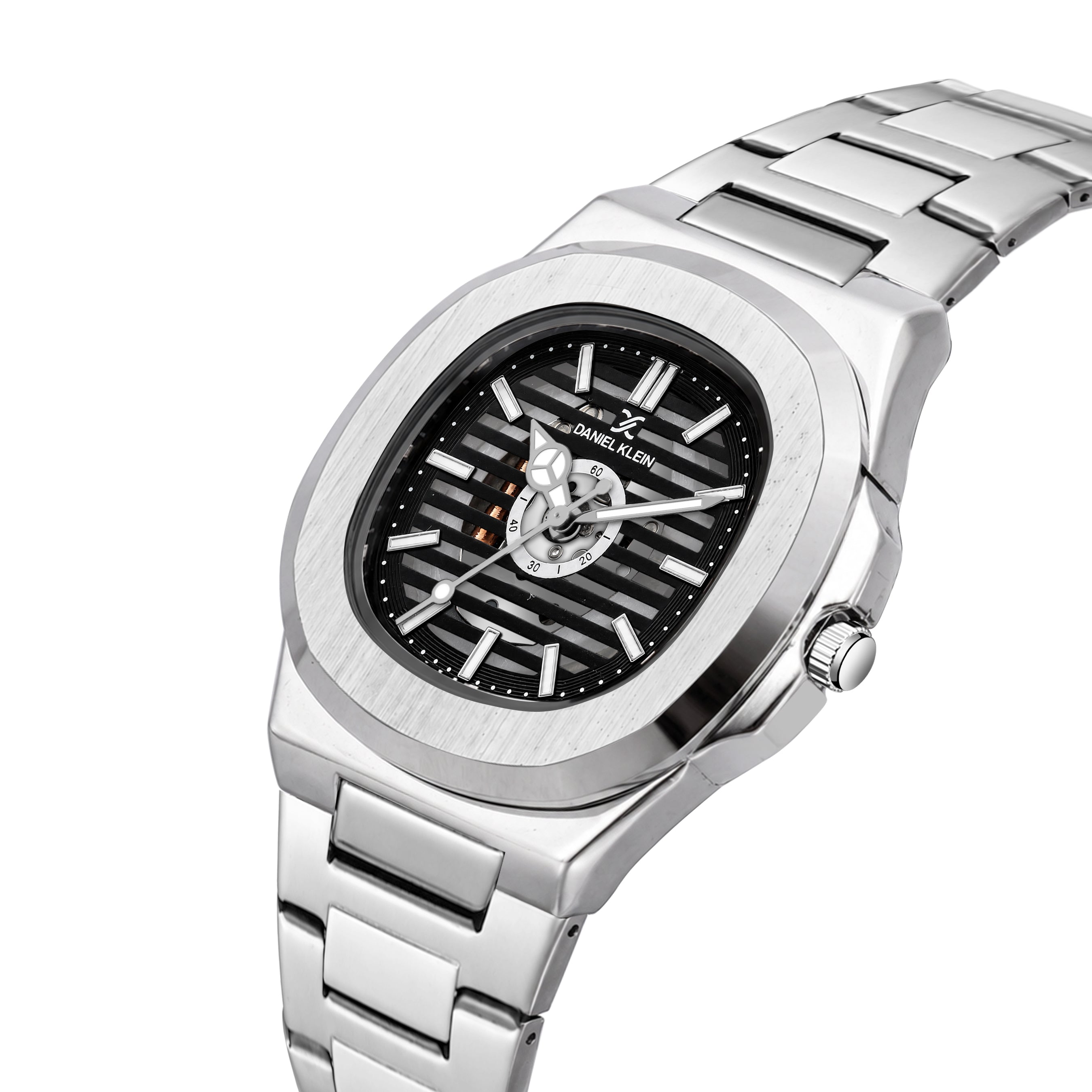 Daniel Klein Luxury  Skeleton Dial Analog Watch for Men