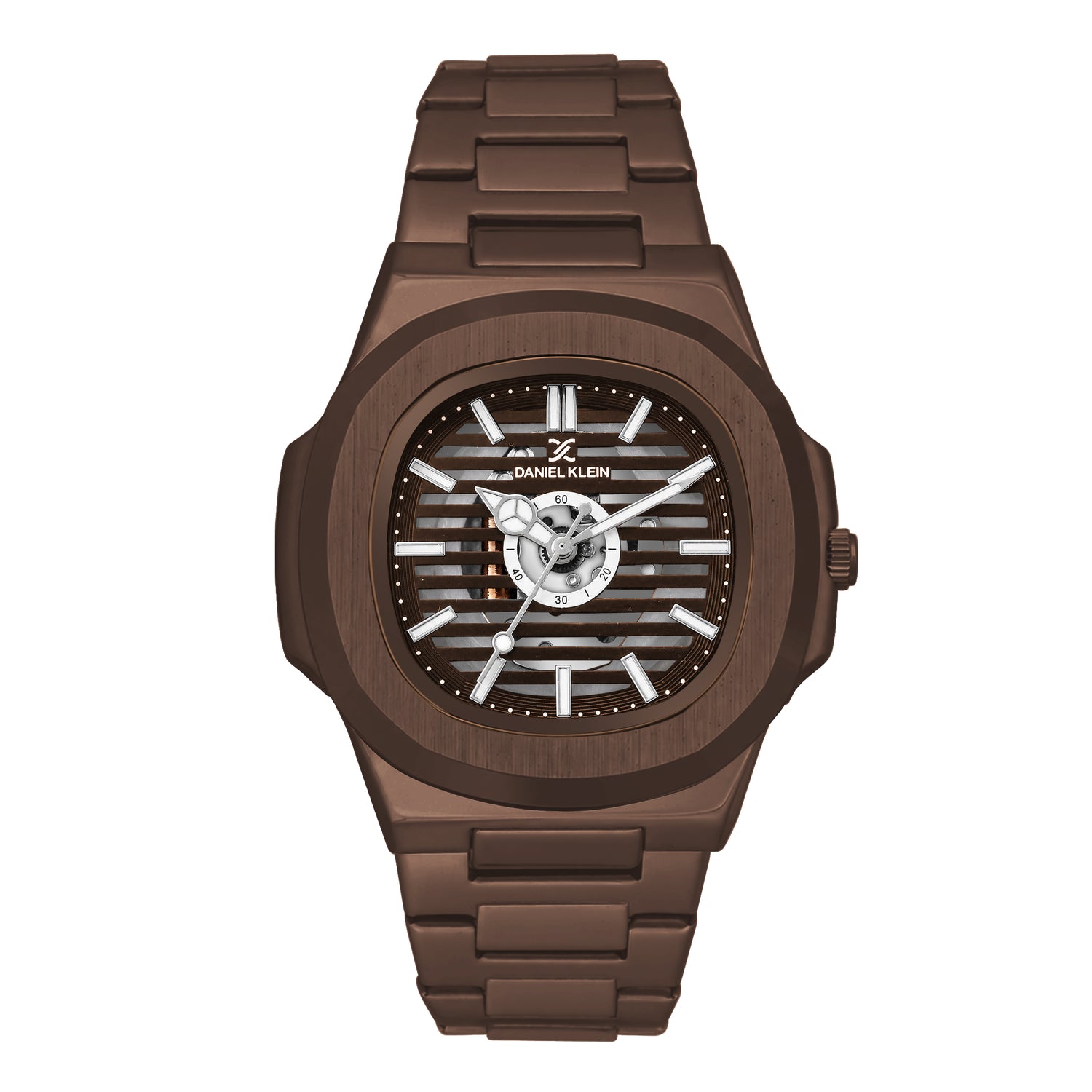 Daniel Klein Luxury  Skeleton Dial Analog Watch for Men