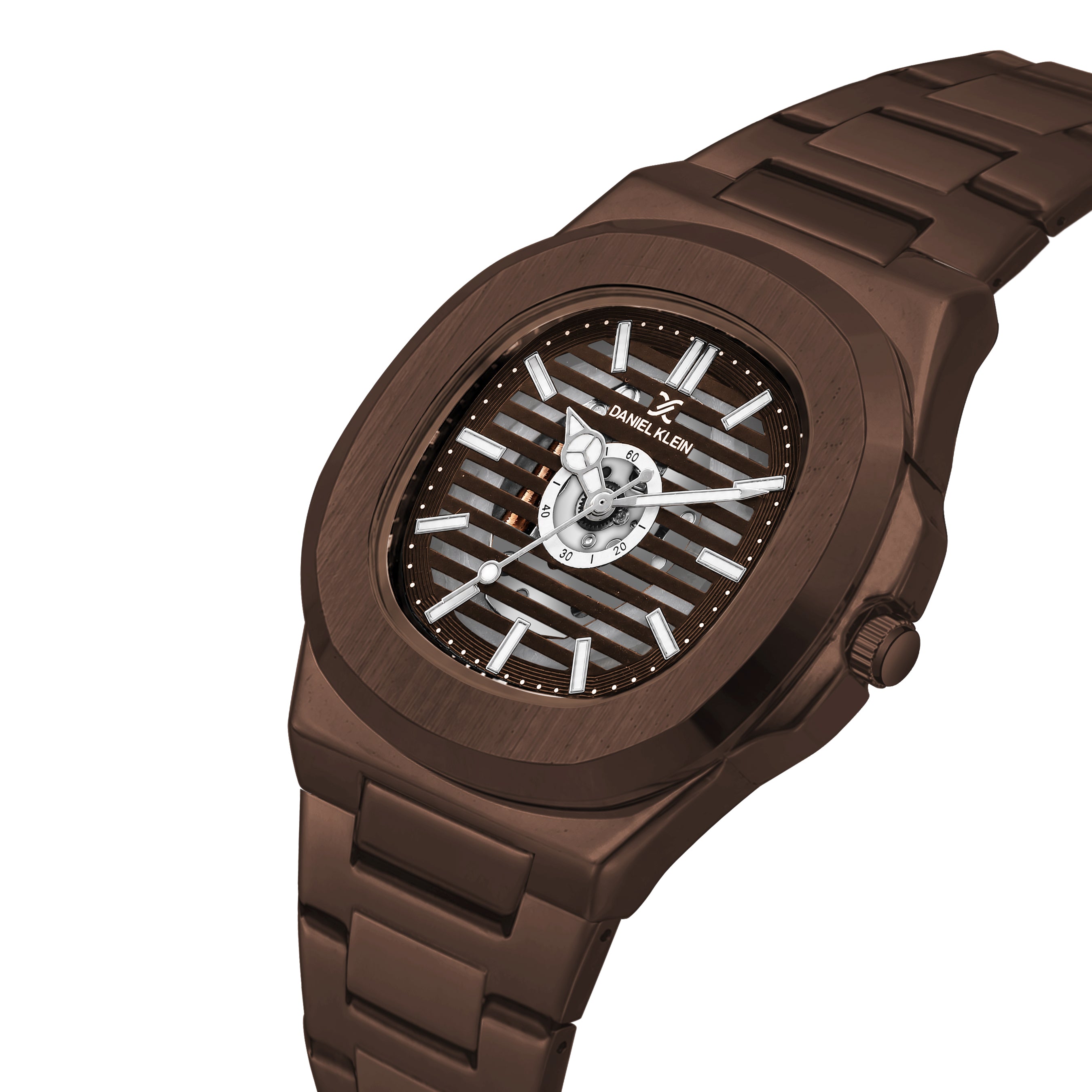 Daniel Klein Luxury  Skeleton Dial Analog Watch for Men