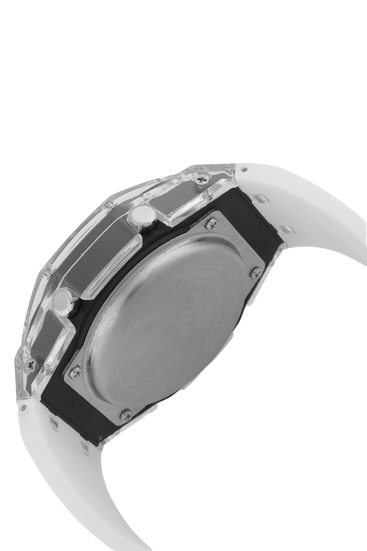 Grey Analog Digital Men Watch with silicone  Strap