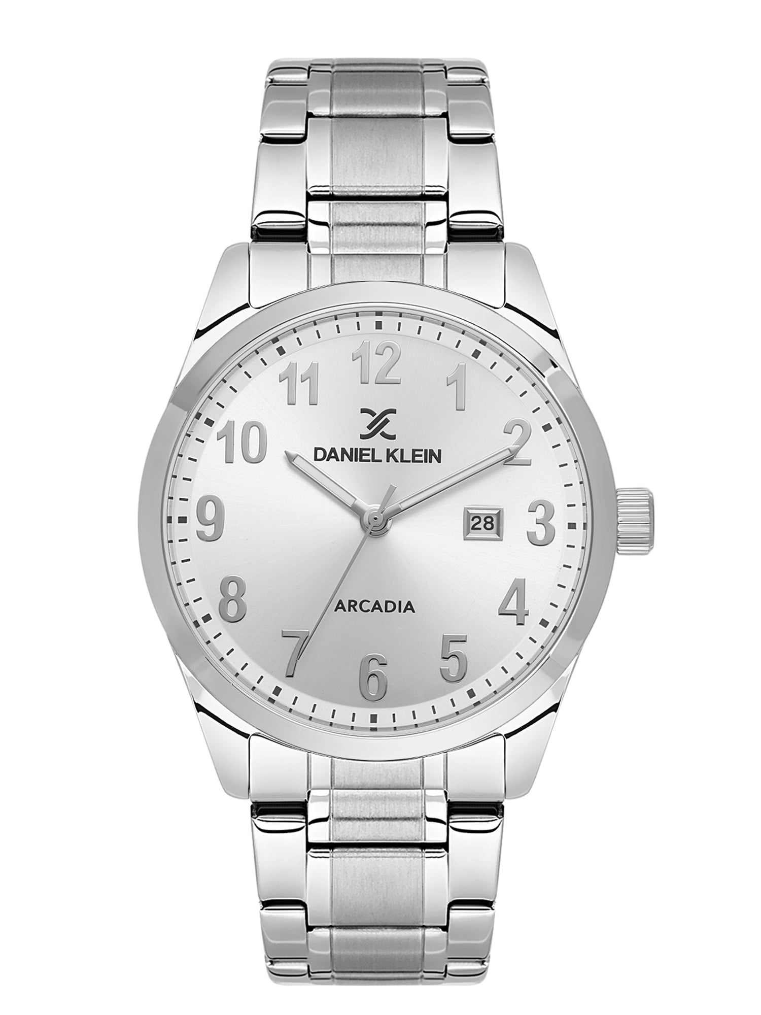 Daniel Klein Arcadia Men’s Silver Stainless Steel Watch DK.6.14083-1