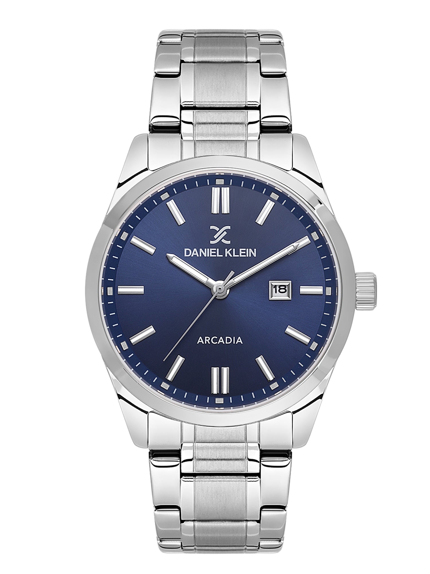Daniel Klein Arcadia Men’s Dark Blue Steel Strap Watch DK.6.14085-3