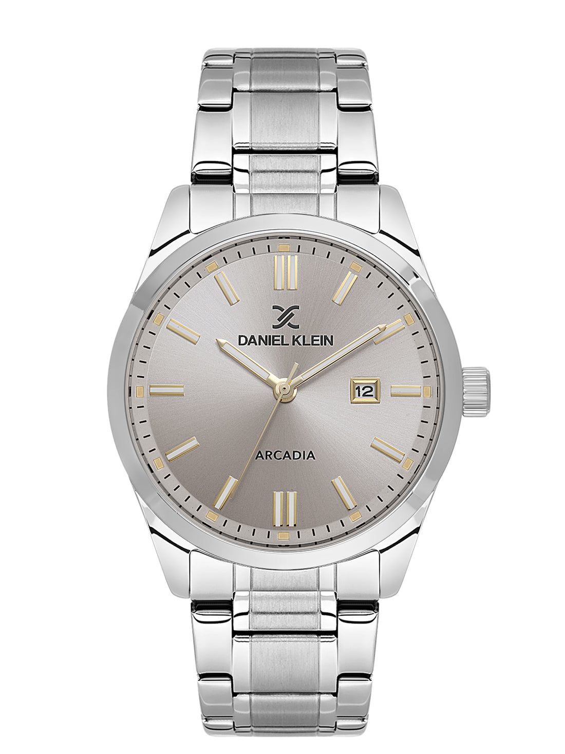 Daniel Klein Arcadia Men’s Grey Dial Steel Strap Watch DK.6.14085-6