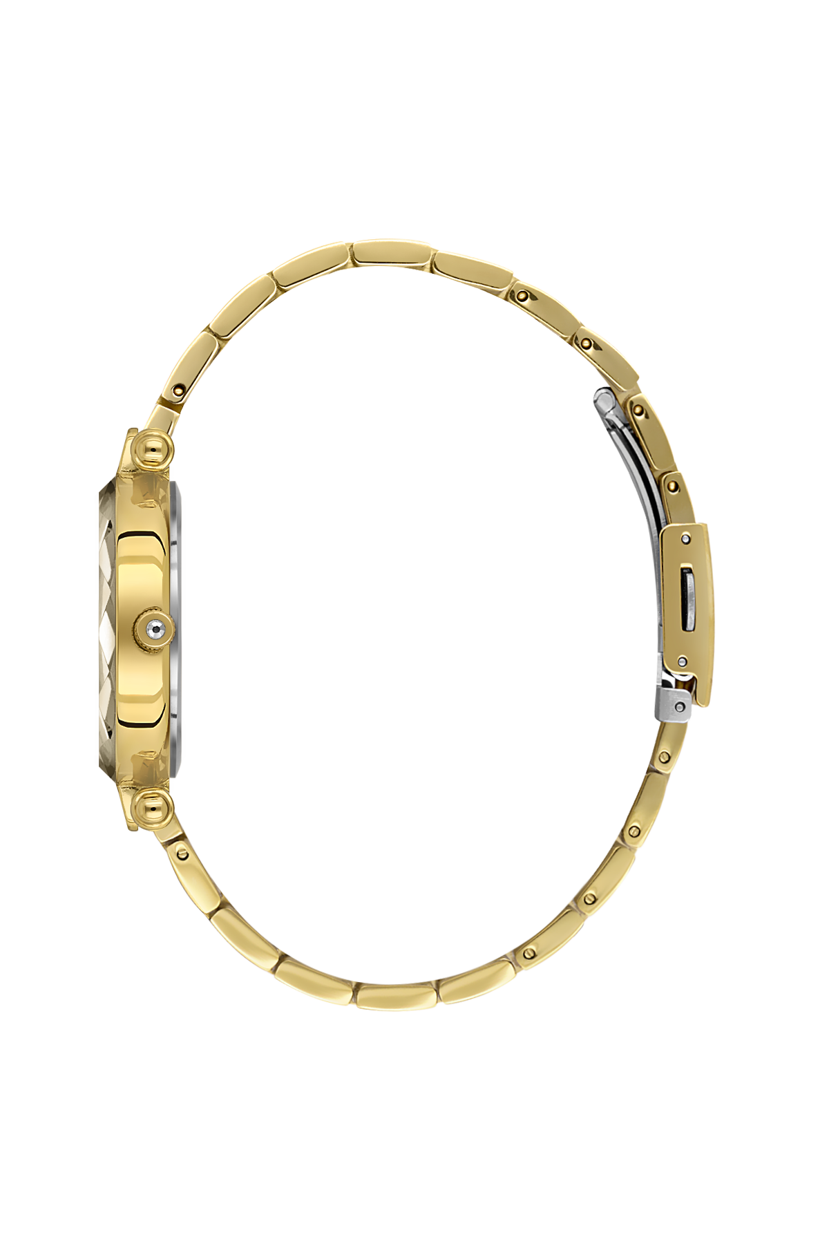 Daniel Klein Women’s Analog Watch – Silver Dial, Gold Strap DK.6.14132-2