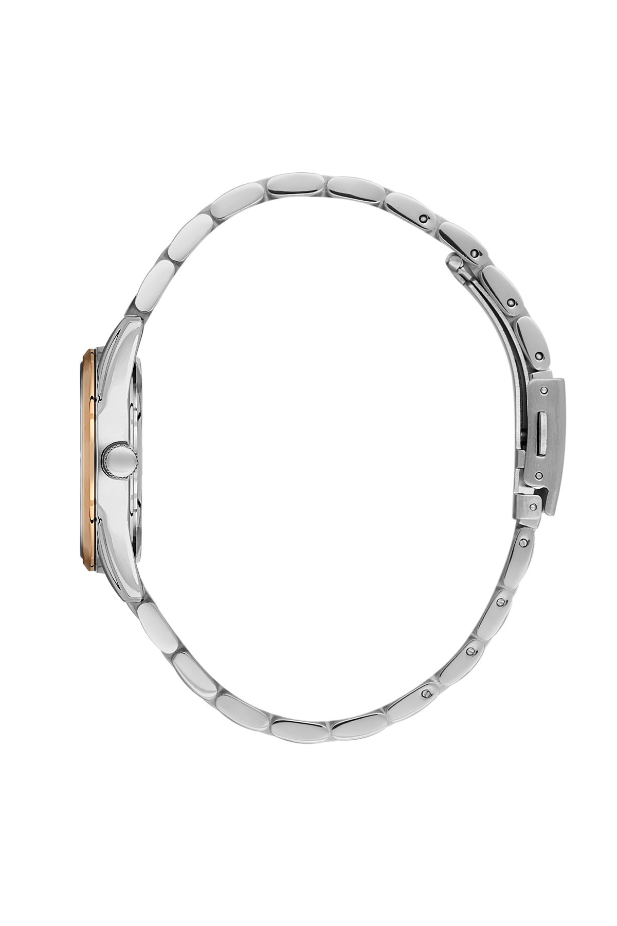 Daniel Klein Women’s Analog Watch – Silver Dial, Silver–Rose Gold Strap DK.6.14133-6