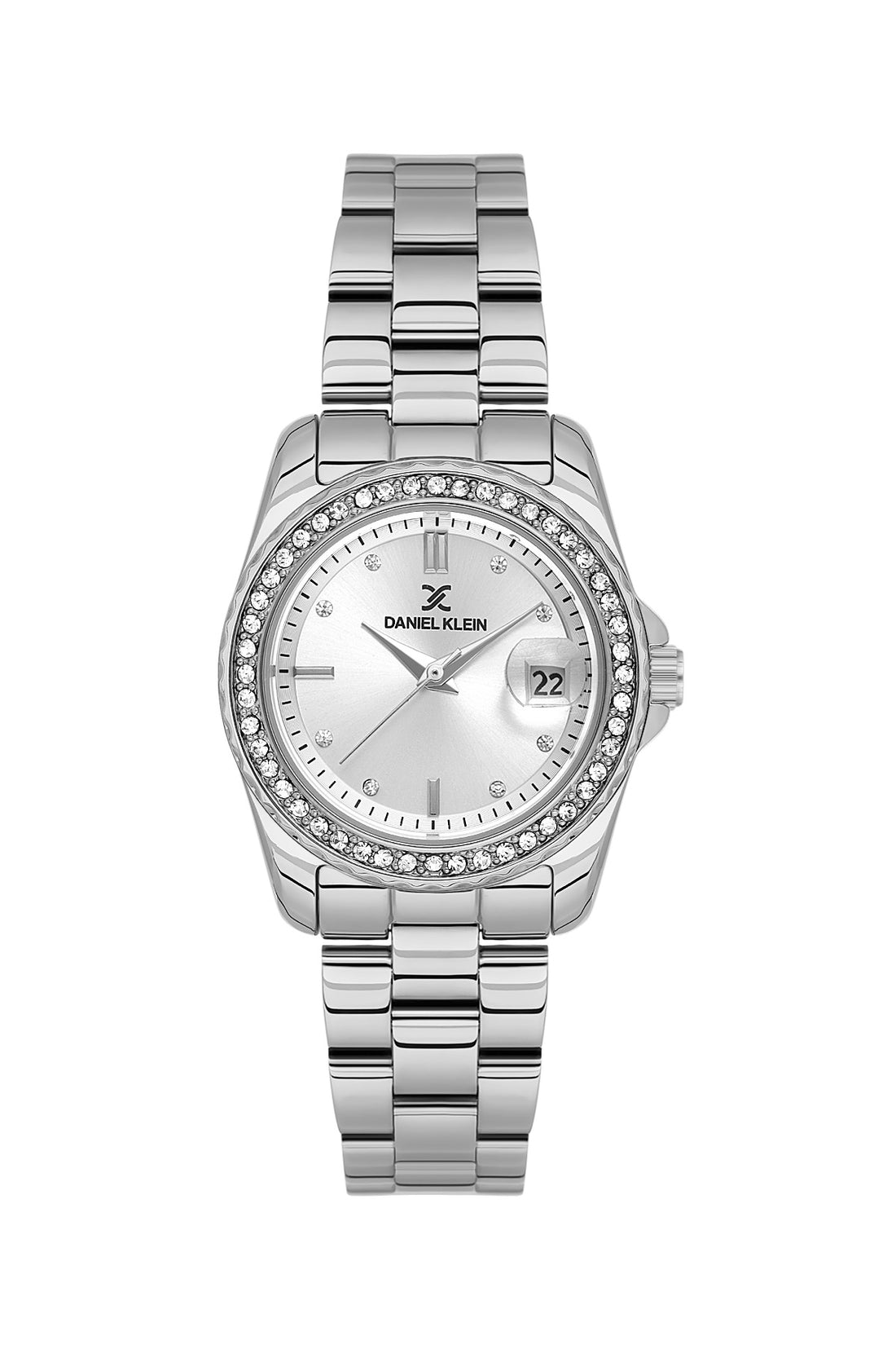 Daniel Klein Women’s Analog Watch – Silver Dial, Silver Strap DK.6.14134-1