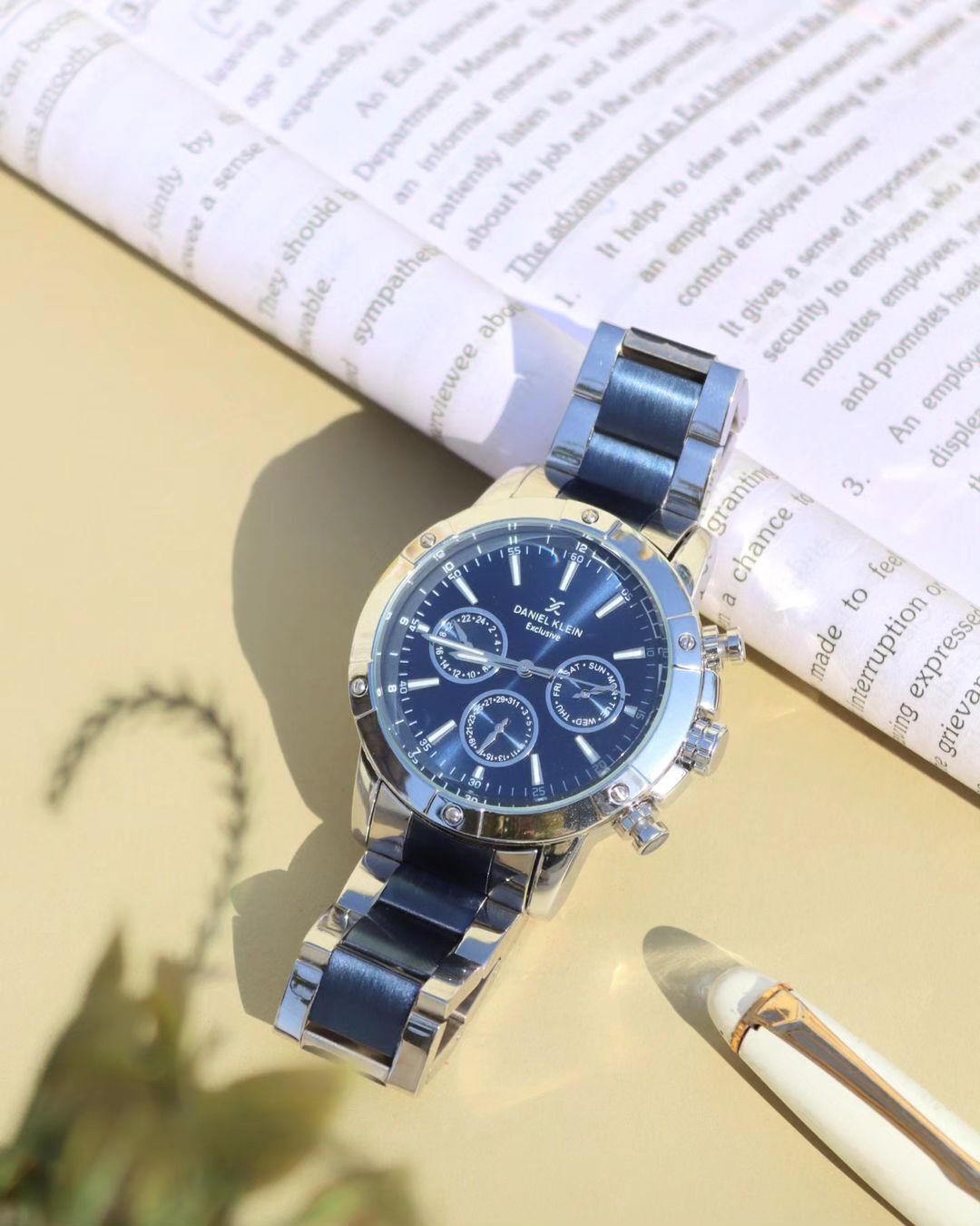 Daniel Klein Exclusive Men Blue Dial Watch