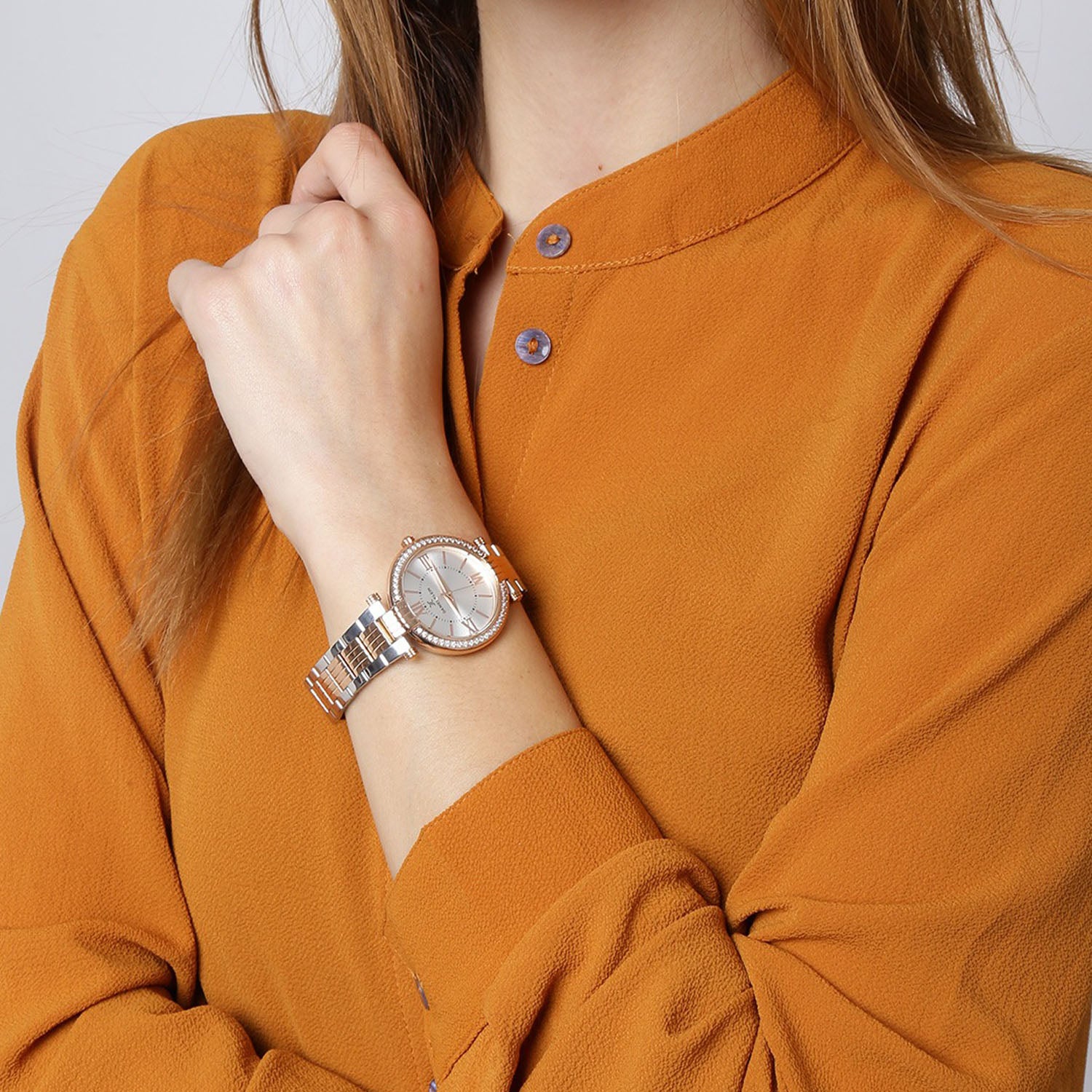 Daniel Klein Premium Women Silver Dial Watch