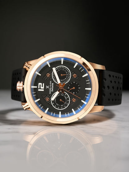 Daniel Klein Exclusive Men Gun Black Dial Watch