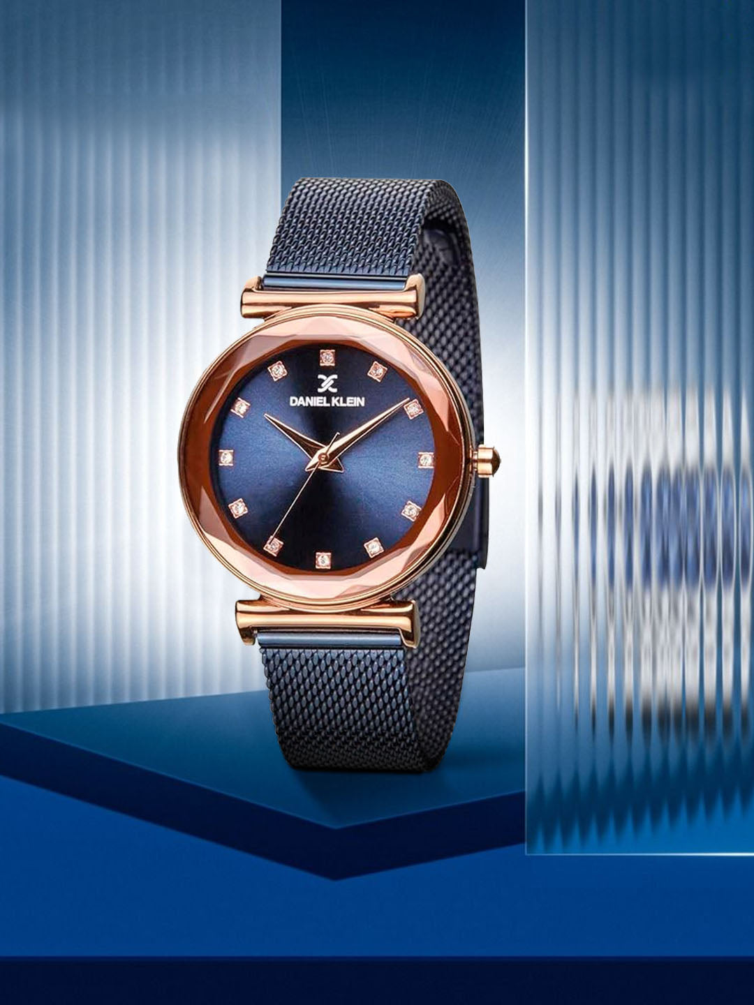 Daniel Klein Premium Women Blue Dial Watch