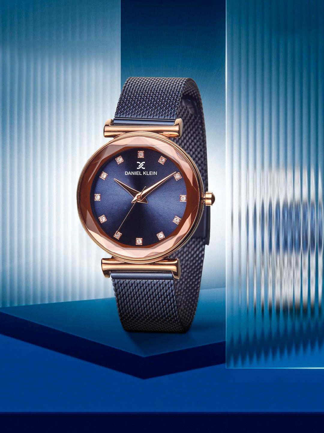 Daniel Klein Premium Women Blue Dial Watch