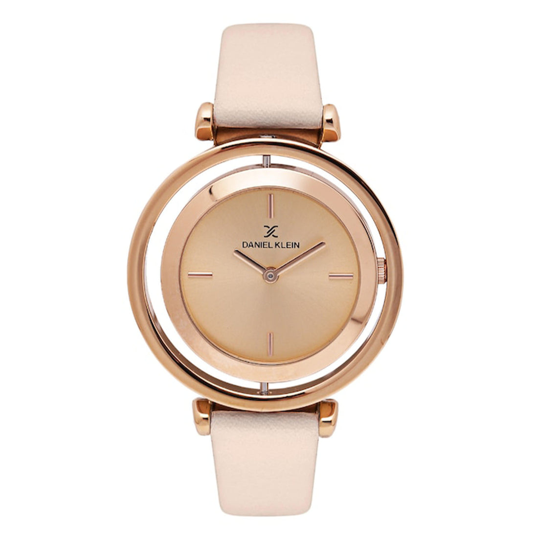 Daniel Klein Trendy Rose Gold Dial Watch
