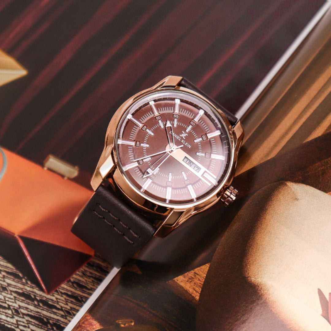 Daniel Klein Premium Men Brown Dial Watch