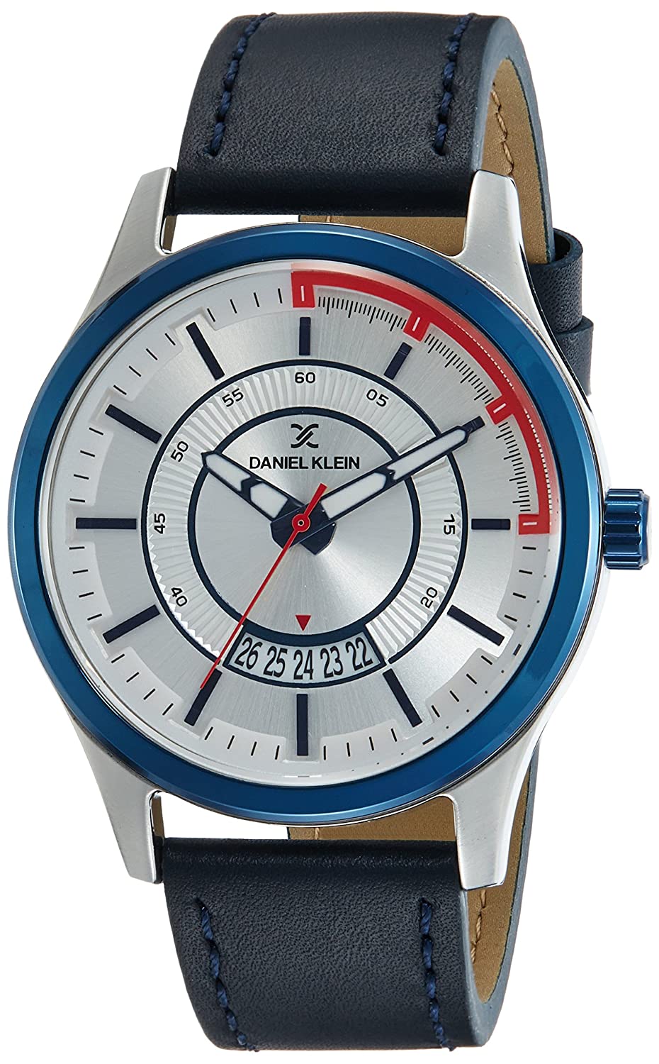 Daniel Klein Men Silver-Toned Analogue Watch DK11660-5