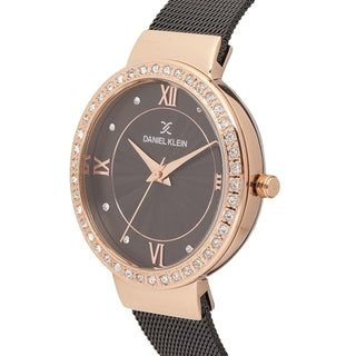 Daniel Klein Premium Women Gun Black Dial Watch