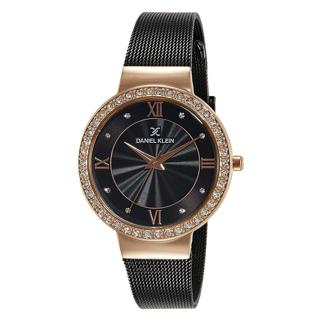 Daniel Klein Premium Women Gun Black Dial Watch