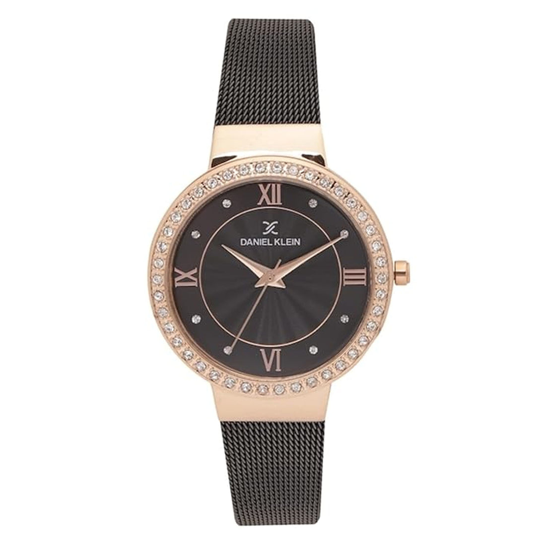 Daniel Klein Premium Women Gun Black Dial Watch