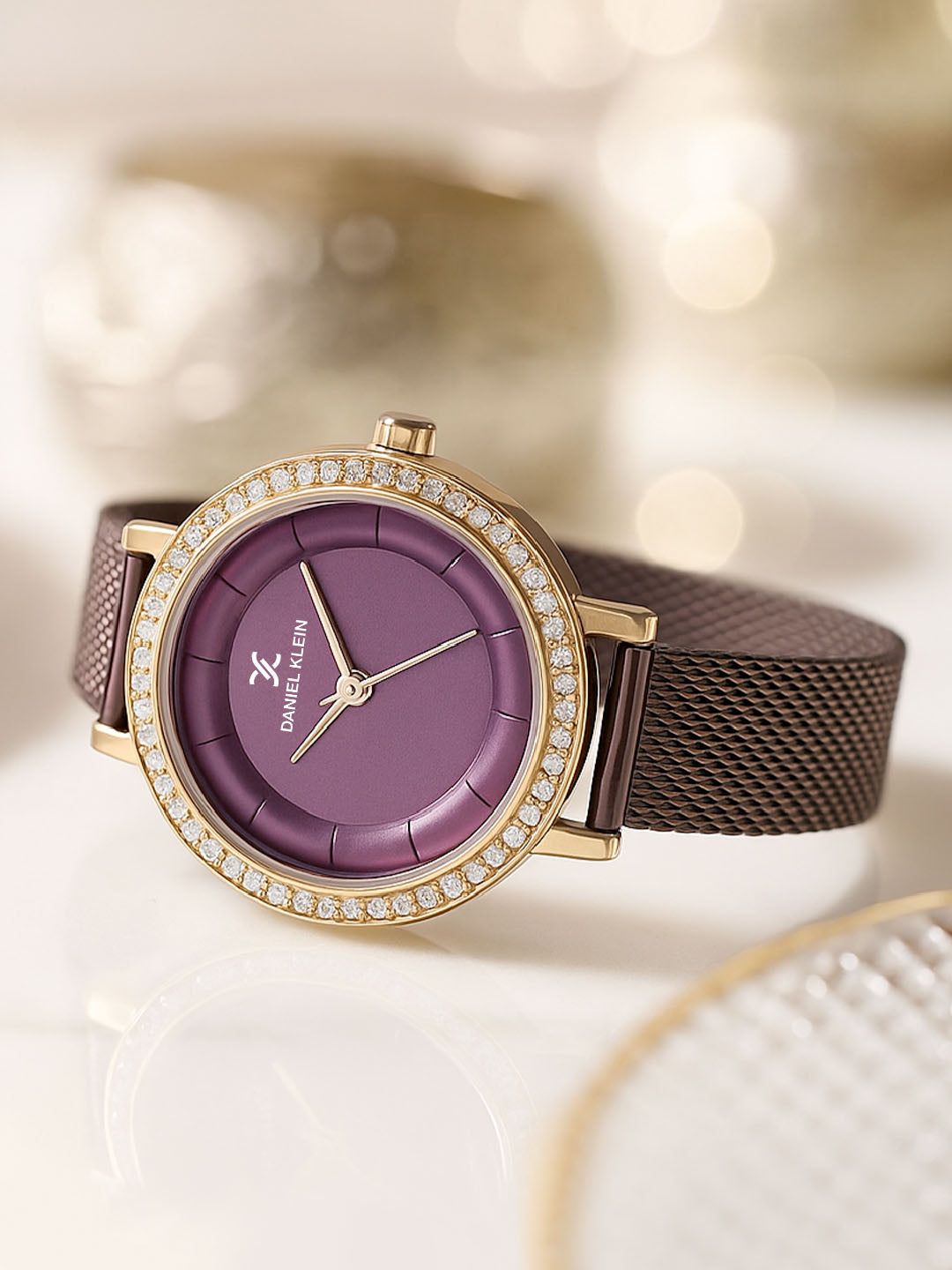 Daniel Klein Fiord Women Magenta Dial Watch