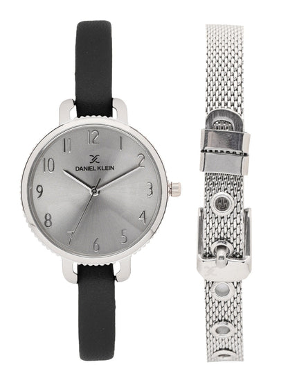 Daniel Klein Gift Set Silver Dial Watch