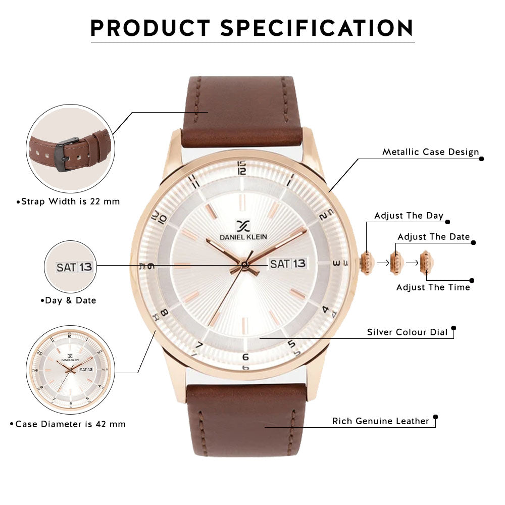 Daniel Klein Premium Men Silver Dial Watch