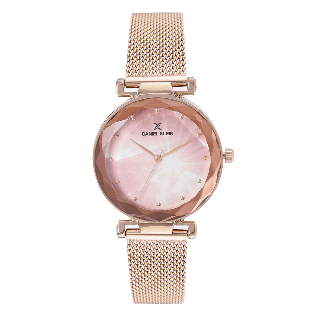 Daniel Klein Premium Women Pink Rose Gold Dial Watch