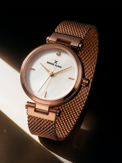 Daniel Klein Premium Women Silver Dial Watch