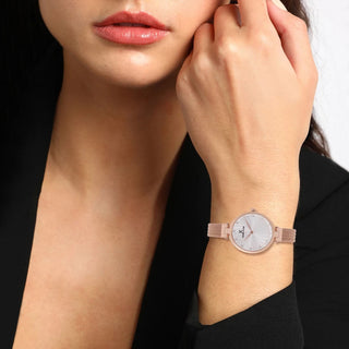 Daniel Klein Premium Women Silver Dial Watch