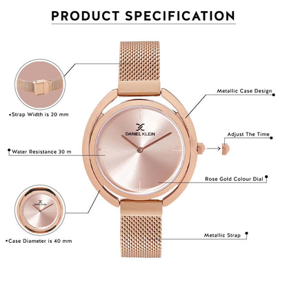 Silver Dial Premium Women Watch