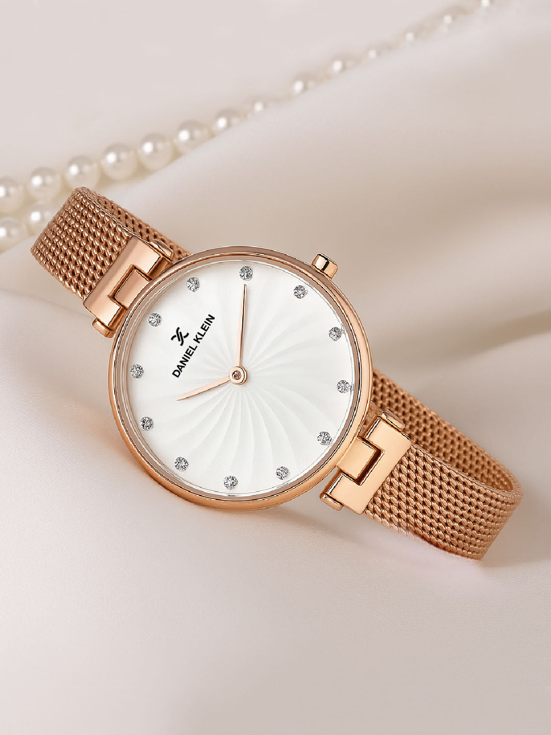 Daniel Klein Premium Women Silver Dial Watch