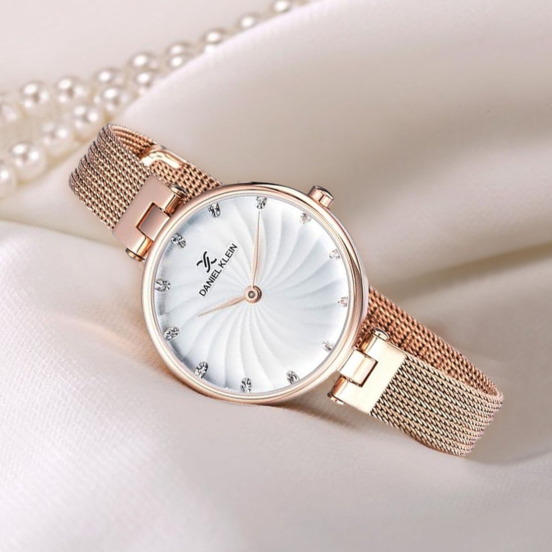 Daniel Klein Premium Women Silver Dial Watch