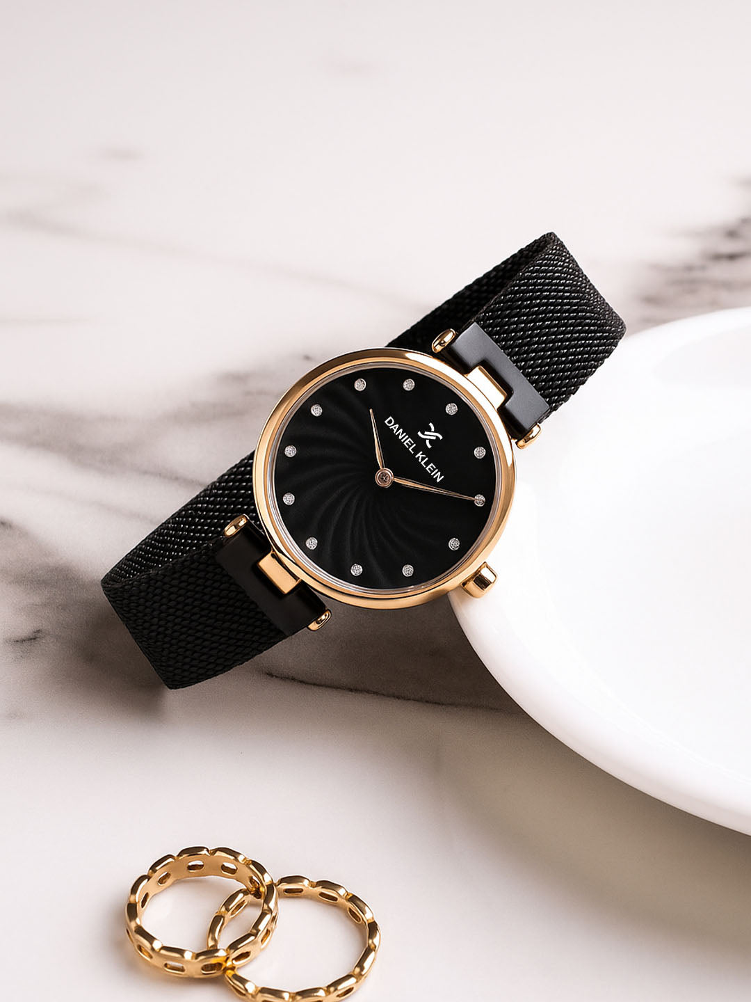 Daniel Klein Premium Women Black Dial Watch