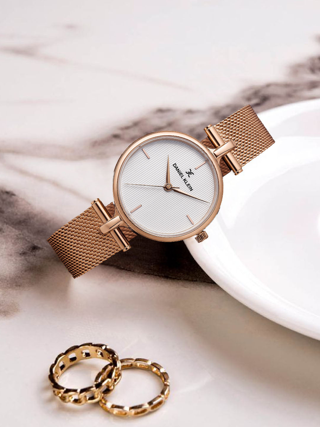 Daniel Klein Premium Women Silver Dial Watch