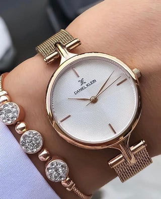 Daniel Klein Premium Women Silver Dial Watch