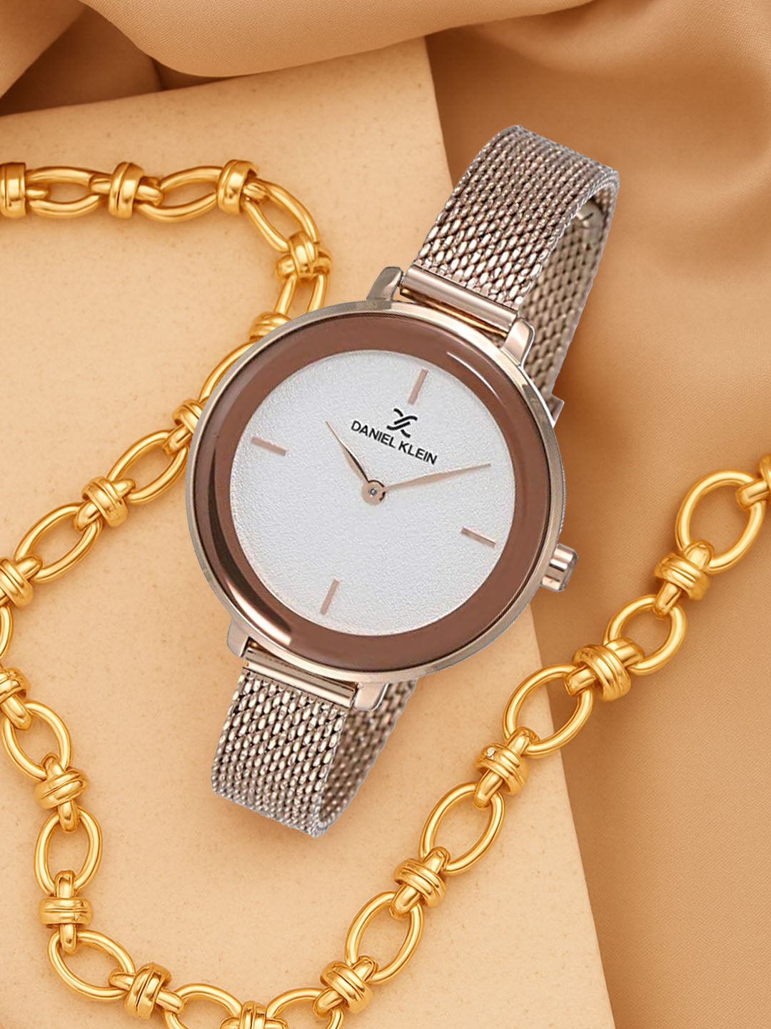 Daniel Klein Premium Women Silver Dial Watch