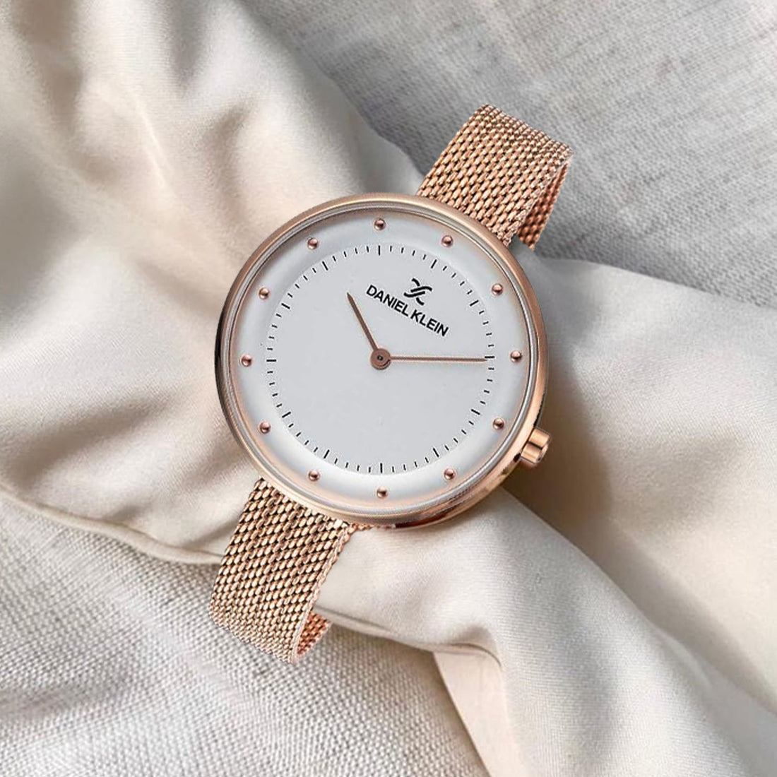 Daniel Klein Premium Women Silver Dial Watch