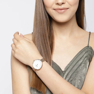 Daniel Klein Premium Women Silver Dial Watch
