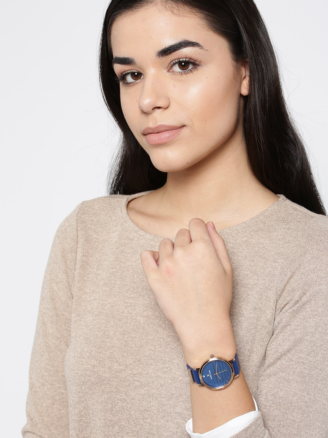Daniel Klein Premium Women Dark Blue Dial Watch