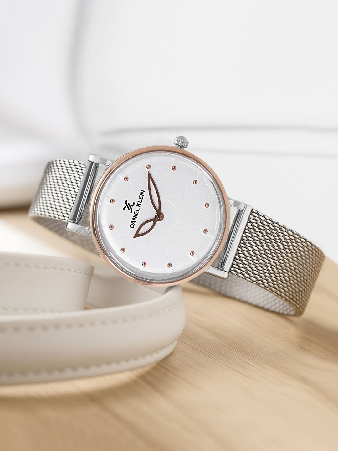 Daniel Klein Premium Women White Dial Watch