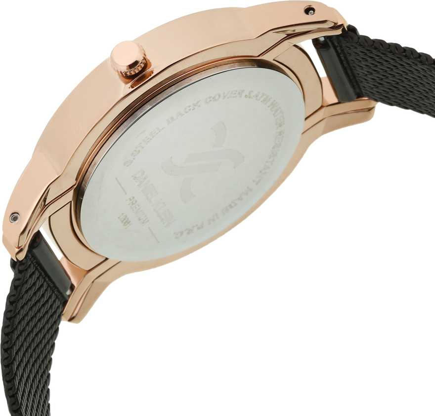 Daniel Klein Premium Women Gun Black Dial Analogue Watch