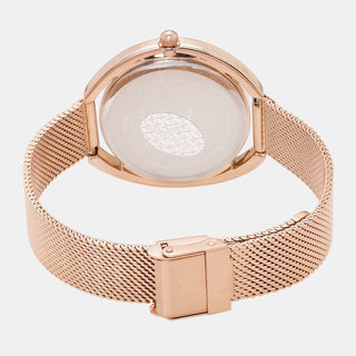 Daniel Klein Trendy Women Rose Gold Dial Watch