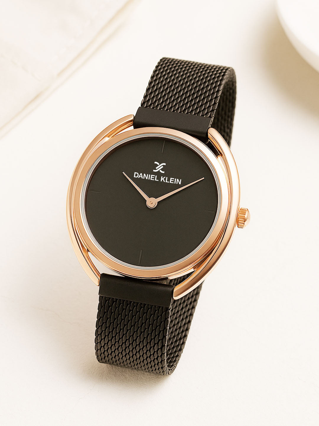 Daniel Klein Trendy Women Gun Black Dial Watch