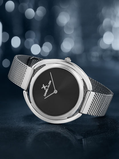 Daniel Klein Trendy Women Gun Black Dial Watch