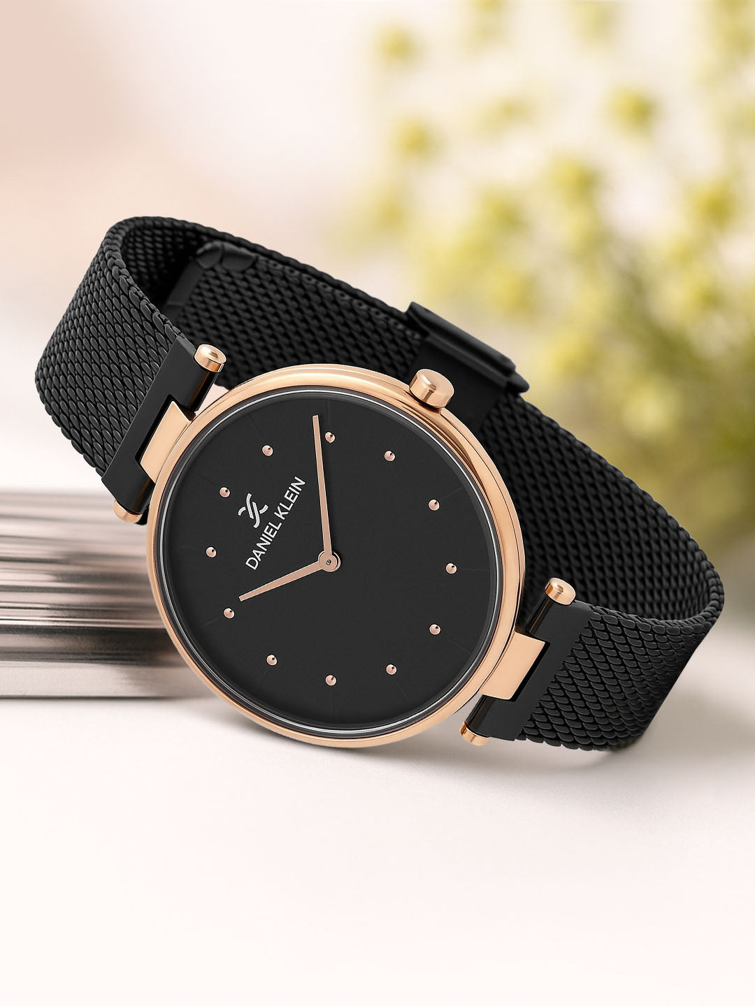 Daniel Klein Premium Women Gun Black Dial Watch