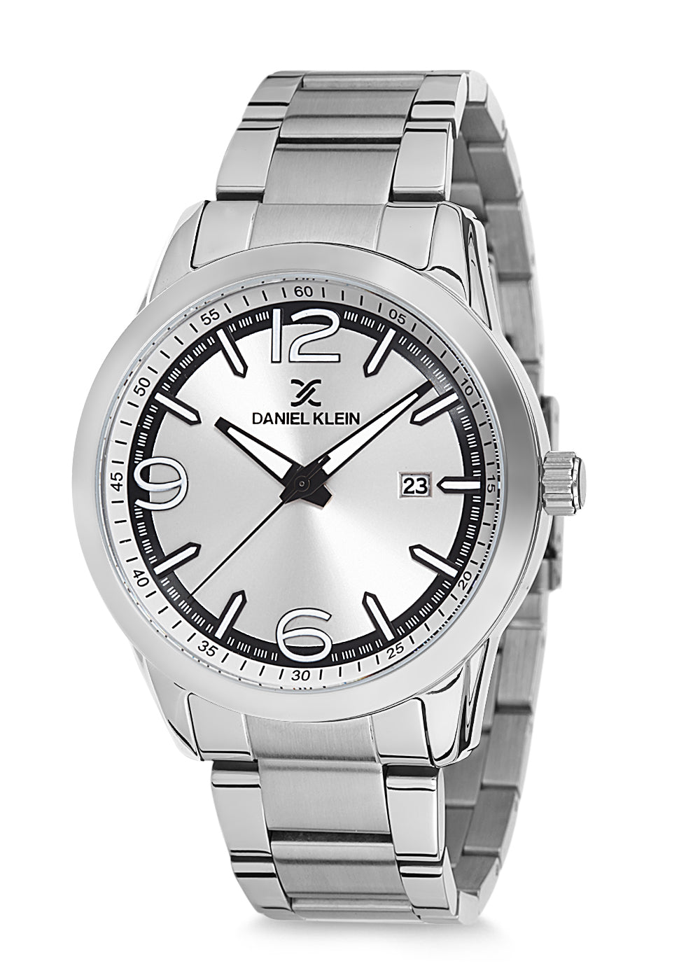 Daniel Klein Premium Men Silver Dial  Analogue Watch