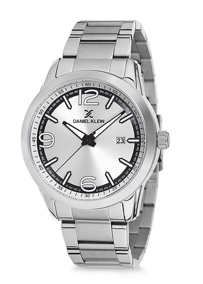 Daniel Klein Premium Men Silver Dial  Analogue Watch
