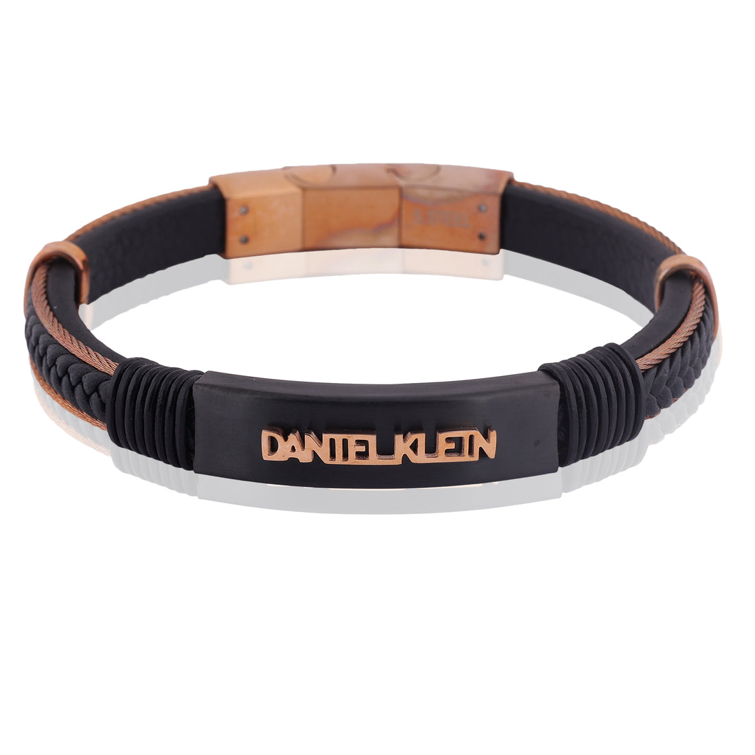 Daniel Klein Black Color Bracelet For Men