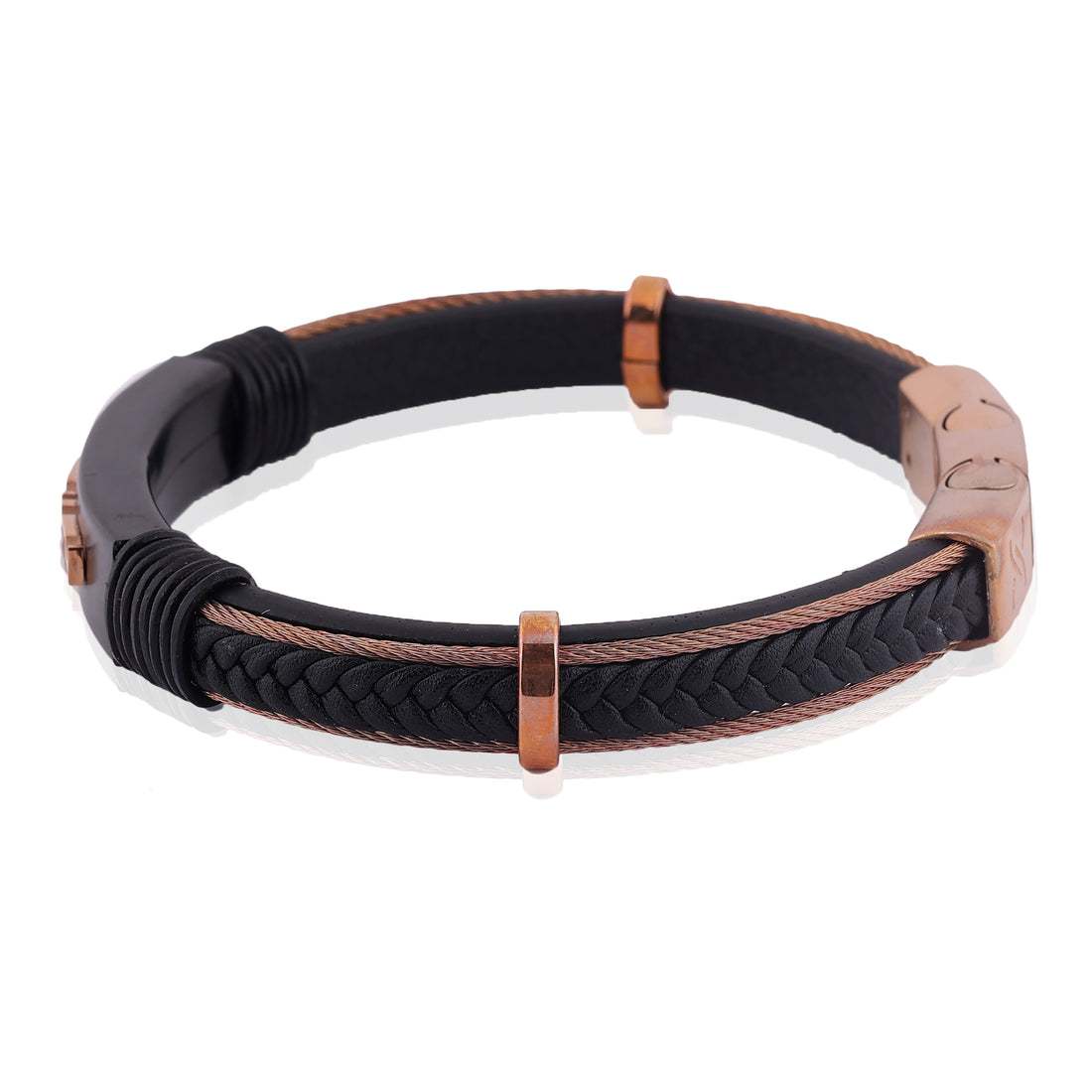 Daniel Klein Black Color Bracelet For Men