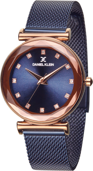 Daniel Klein Blue  Dial Analog Gift Set Watch with Bracelet For Women (Pack of 2)