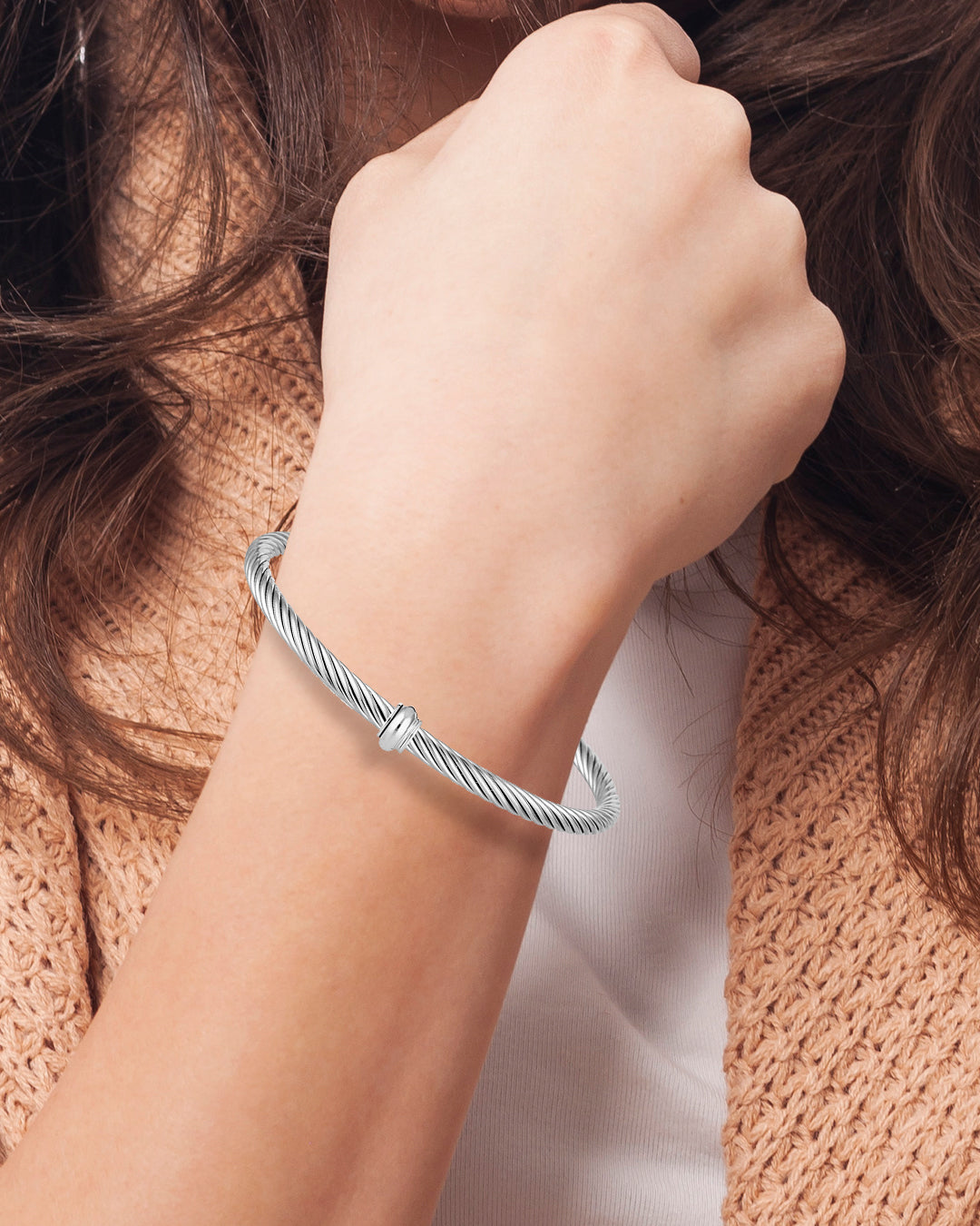 Daniel Klein Silver Color Bracelet For  Women